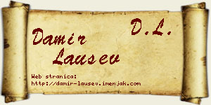 Damir Laušev vizit kartica